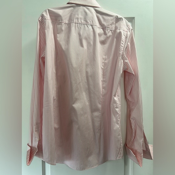 Hugo Boss Men’s Button Down Dress Shirt with French Cuffs - Picture 5 of 7